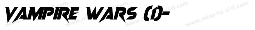 Vampire Wars (1)字体转换